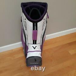 Callaway CHEV 14 Way Golf Cart Carry Bag Purple With Reflection Bay