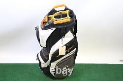 Callaway Cart Golf Bag Black/White/Yellow 14 Dividers 8 Pockets Shoulder Strap