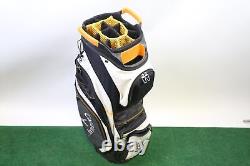 Callaway Cart Golf Bag Black/White/Yellow 14 Dividers 8 Pockets Shoulder Strap