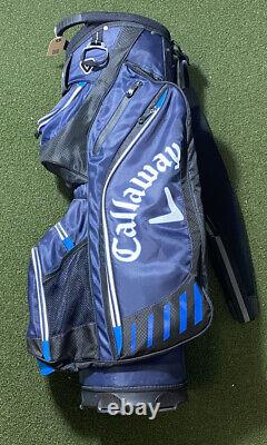 Callaway Cart Golf Bag Blue White 14-Way Divide Single Strap