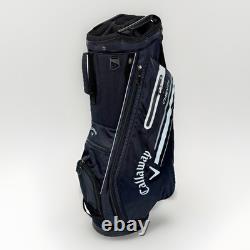 Callaway Chev 14 Cart Golf Bag Black/Gray 14-Way Divider Excellent Condition