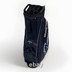 Callaway Chev 14 Cart Golf Bag Black/Gray 14-Way Divider Excellent Condition
