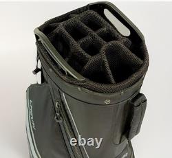 Callaway Chev 14 Cart Golf Bag Black/Gray 14-Way Divider Excellent Condition