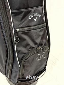 Callaway Chev 14 Cart Golf Bag Black/Gray 14-Way Divider Excellent Condition