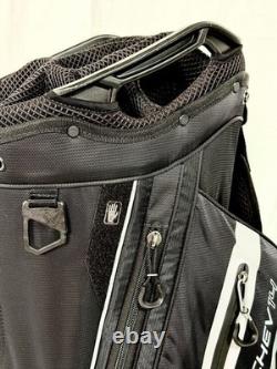 Callaway Chev 14 Cart Golf Bag Black/Gray 14-Way Divider Excellent Condition