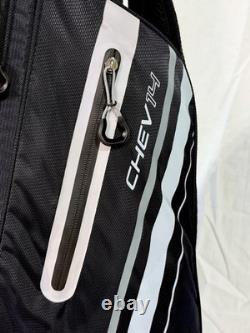Callaway Chev 14 Cart Golf Bag Black/Gray 14-Way Divider Excellent Condition