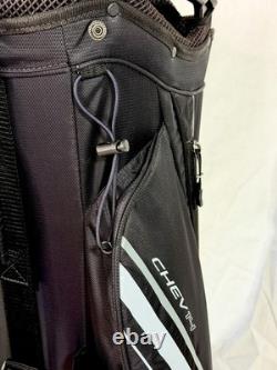 Callaway Chev 14 Cart Golf Bag Black/Gray 14-Way Divider Excellent Condition