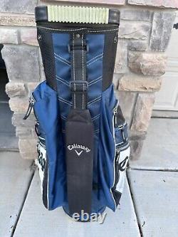 Callaway Chev 14-way cart bag Black/White /Blue