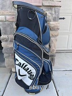 Callaway Chev 14-way cart bag Black/White /Blue