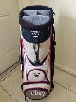 Callaway Chev 18 Cart Bag 4 Way Dividers with rain cover