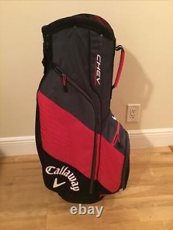 Callaway Chev Cart Golf Bag with 14-way Dividers & Rain Cover