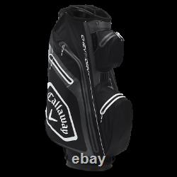 Callaway Chev DRY 14 Golf Trolley/Cart Bag Black/Charcoal/White NEW! 2020