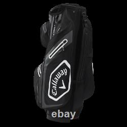 Callaway Chev DRY 14 Golf Trolley/Cart Bag Black/Charcoal/White NEW! 2020