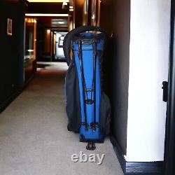 Callaway Chev Golf Cart Bag Stand Pockets Lightweight 7 Way Blue Black