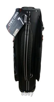 Callaway Chev Org 14 Cart Bag 14 Way Dividers Golf Bag Gray /Black/ White READ