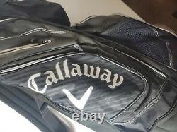 Callaway Chev Org Cart Bag Golf Bag 14-way Divider Whirlwind Golf Club Logo