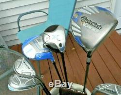 Callaway, Cobra, Tour Edge, TaylorMade. Women's Full 14 Golf Club Set & Cart Bag