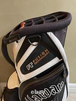 Callaway FT Fusion Technology 14-Way Cart Golf Bag Black White Orange