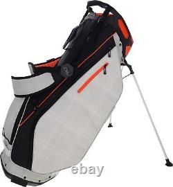 Callaway Fairway 14 2024 No Logo Black Cream Plaid Orange Stand Golf Bag