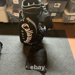 Callaway Golf Black 6 Way Cart Staff Bag With Cover
