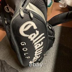 Callaway Golf Black 6 Way Cart Staff Bag With Cover