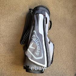 Callaway Golf CHEV 14-Way Divider Cart Bag (Gray/White) One-Strap (Barely Used)