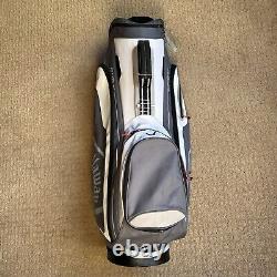 Callaway Golf CHEV 14-Way Divider Cart Bag (Gray/White) One-Strap EUC