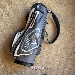 Callaway Golf CHEV 14-Way Divider Cart Bag (Gray/White) One-Strap EUC
