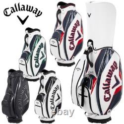 Callaway Golf Exia Cart Bag 25JM 9.5 x 47inch 5-way 4.0kg 2025 White/Green New
