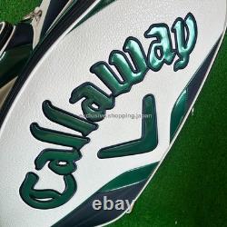 Callaway Golf Exia Cart Bag 25JM 9.5 x 47inch 5-way 4.0kg 2025 White/Green New
