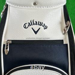Callaway Golf Exia Cart Bag 25JM 9.5 x 47inch 5-way 4.0kg 2025 White/Green New