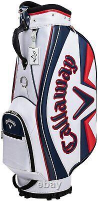 Callaway Golf Men's Cart Caddy Bag SPORT 9 x 47 In 2.9kg White Navy Red 5121057