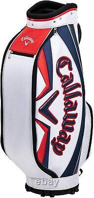 Callaway Golf Men's Cart Caddy Bag SPORT 9 x 47 In 2.9kg White Navy Red 5121057