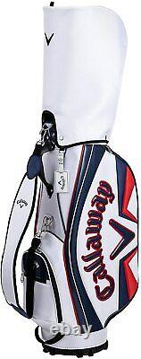 Callaway Golf Men's Cart Caddy Bag SPORT 9 x 47 In 2.9kg White Navy Red 5121057