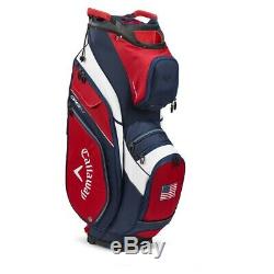 Callaway Golf Org 14 Cart Bag Red-Navy-Flag New 2020