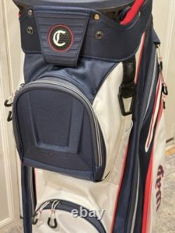 Callaway Golf Org 14 Red/White/Navy Blue Cart Golf Bag UNUSED MINT