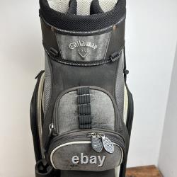 Callaway Golf SPXNN Cart Bag 14 Way Divider Putter Tube Men Golf Black/Gray