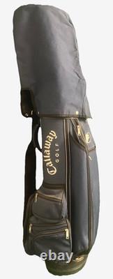 Callaway Hawkeye Cart/Staff Bag 6-Dividers 10 Pockets Rain Hood All Zippers Work