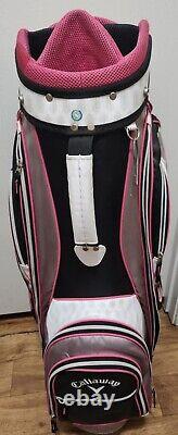 Callaway Ladies Golf Bag with Strap White Pink Black