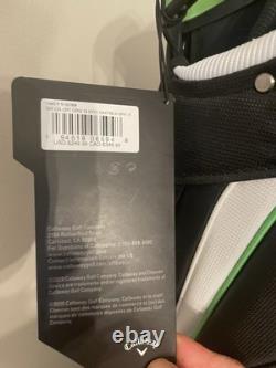 Callaway ORG 14 Cart Golf Bag White Black Green Nylon 14-Way Divider 10 Pockets