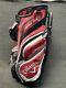 Callaway Org 14 Golf Bag Cart Bag Red Black White Rain Cover 14 Way Divider