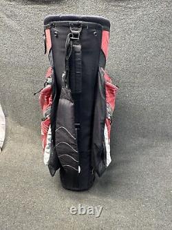 Callaway ORG 14 Golf Bag Cart Bag Red Black White Rain Cover 14 Way Divider