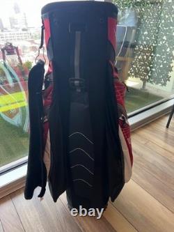 Callaway ORG 14 Red Black White Cart Bag 14 Way Dividers Club Strap Golf Bag