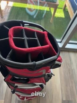 Callaway ORG 14 Red Black White Cart Bag 14 Way Dividers Club Strap Golf Bag