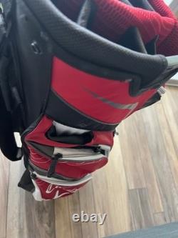 Callaway ORG 14 Red Black White Cart Bag 14 Way Dividers Club Strap Golf Bag