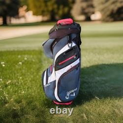 Callaway ORG 14 Team USA Golf Cart Bag 14-Way Shoulder Strap Red White Blue