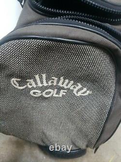 Callaway Olive Green Canvas Cart Staff Golf Bag Pre-Owned