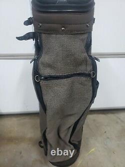 Callaway Olive Green Canvas Cart Staff Golf Bag Pre-Owned