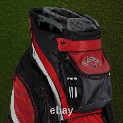 Callaway Org 14 Cart Bag 14 Way Dividers With Putter Well Men's Golf Red / Black