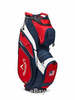 Callaway Org 14 Cart Golf Bag 2020 Red/Navy Flag